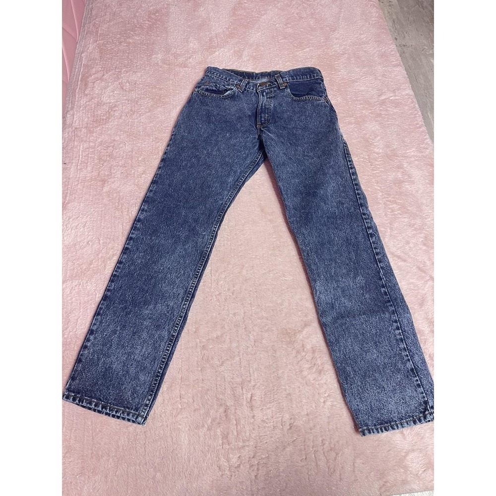 Vintage Levis Jeans Mens Blue Acid Wash 506 Denim Made USA 32x32 bag 11